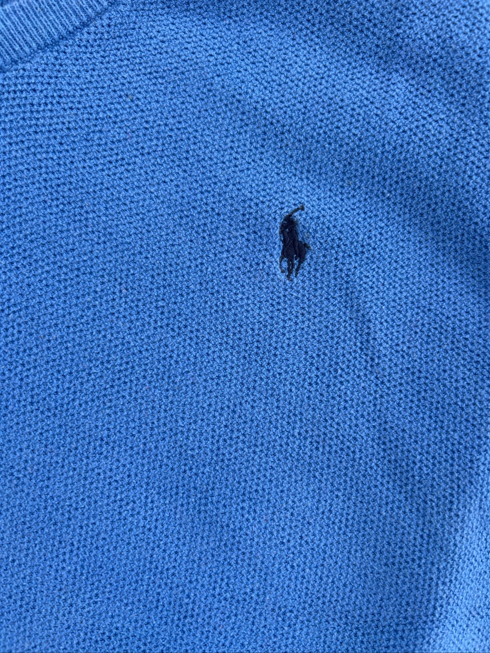 Suéter sin mangas Ralph Lauren Tamaño L de punto piqué – photo 2
